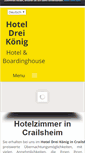 Mobile Screenshot of hotel-drei-koenig.com